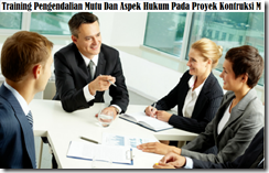 training quality control and legal aspects of construction projects murah