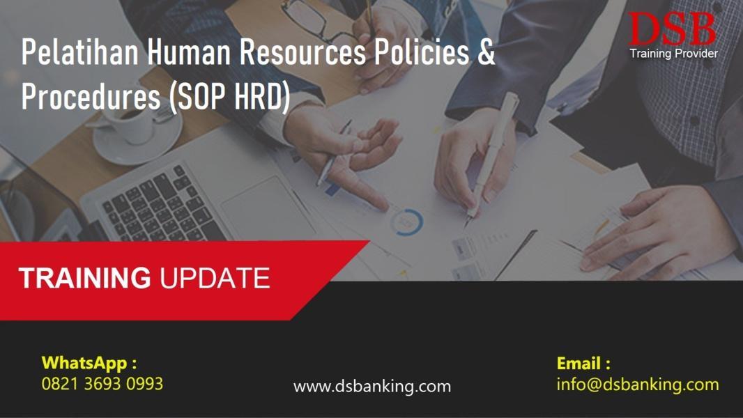 Pelatihan Human Resources Policies & Procedures (SOP HRD)