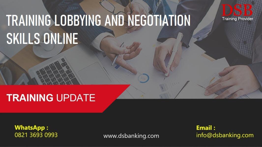 TRAINING LOBBYING AND NEGOTIATION SKILLS ONLINE