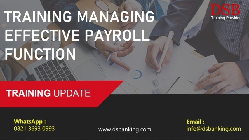 TRAINING MANAGING EFFECTIVE PAYROLL FUNCTION