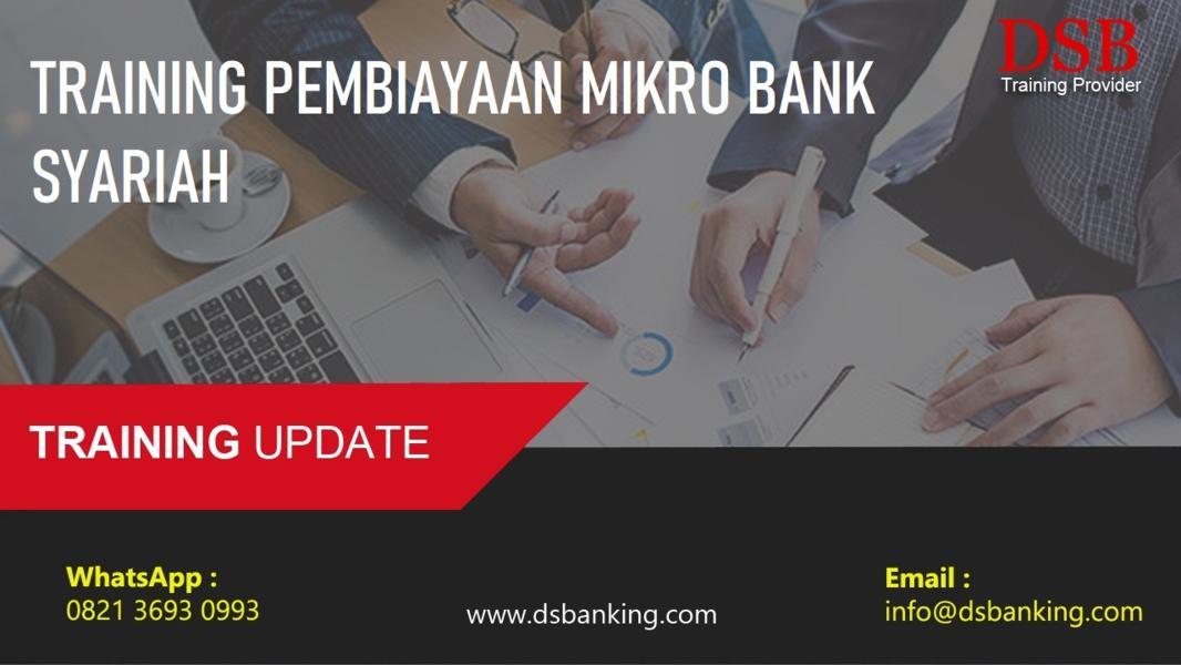 TRAINING PEMBIAYAAN MIKRO BANK SYARIAH