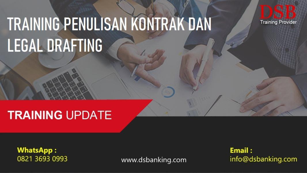 TRAINING PENULISAN KONTRAK DAN LEGAL DRAFTING Online-training - Diorama ...