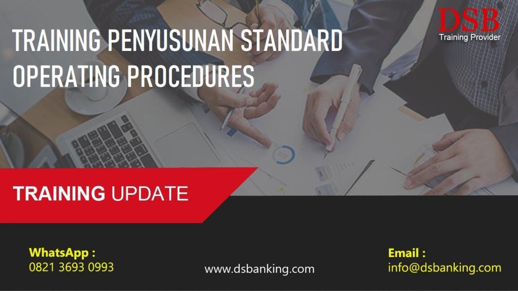 TRAINING PENYUSUNAN STANDARD OPERATING PROCEDURES