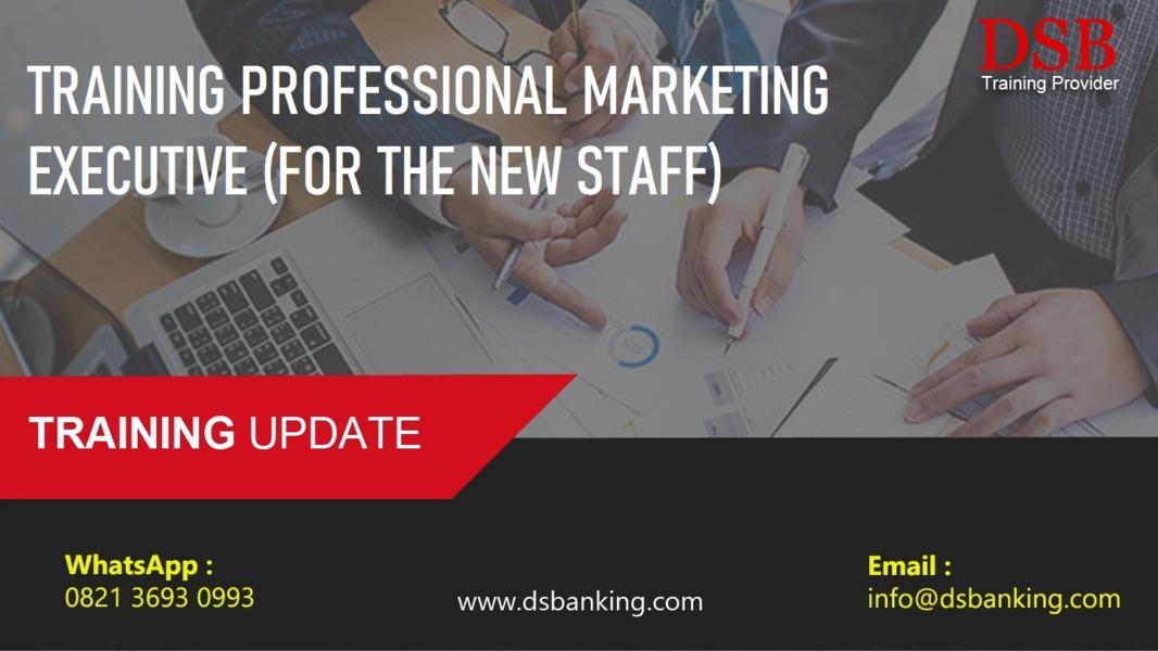 TRAINING PROFESSIONAL MARKETING EXECUTIVE (FOR THE NEW STAFF)