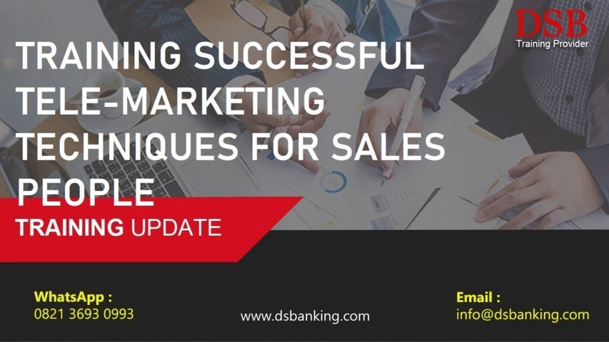 TRAINING SUCCESSFUL TELE-MARKETING TECHNIQUES FOR SALES PEOPLE