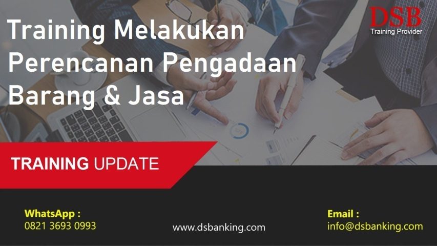 Training Melakukan Perencanan Pengadaan Barang & Jasa