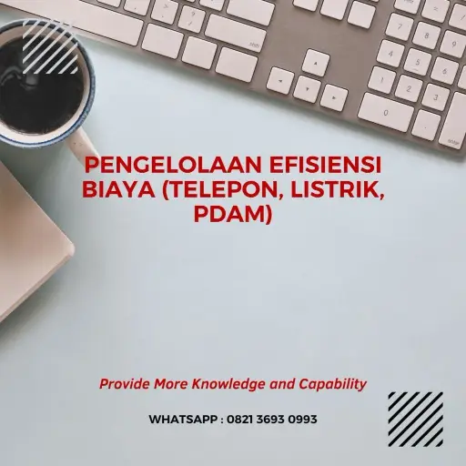 pelatihan pengelolaan efisiensi biaya telepon-listrik-pdam 