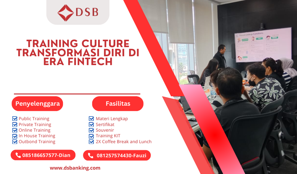 TRAINING CULTURE TRANSFORMASI DIRI DI ERA FINTECH