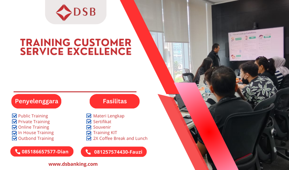 TRAINING CUSTOMER SERVICE EXCELLENCE