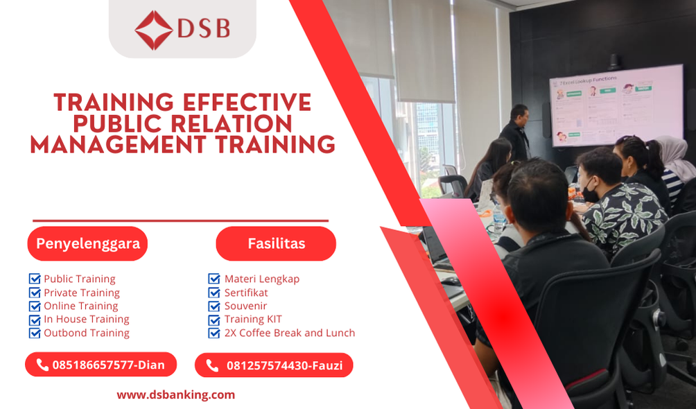 TRAINING EFFECTIVE PUBLIC RELATION MANAGEMENT TRAINING