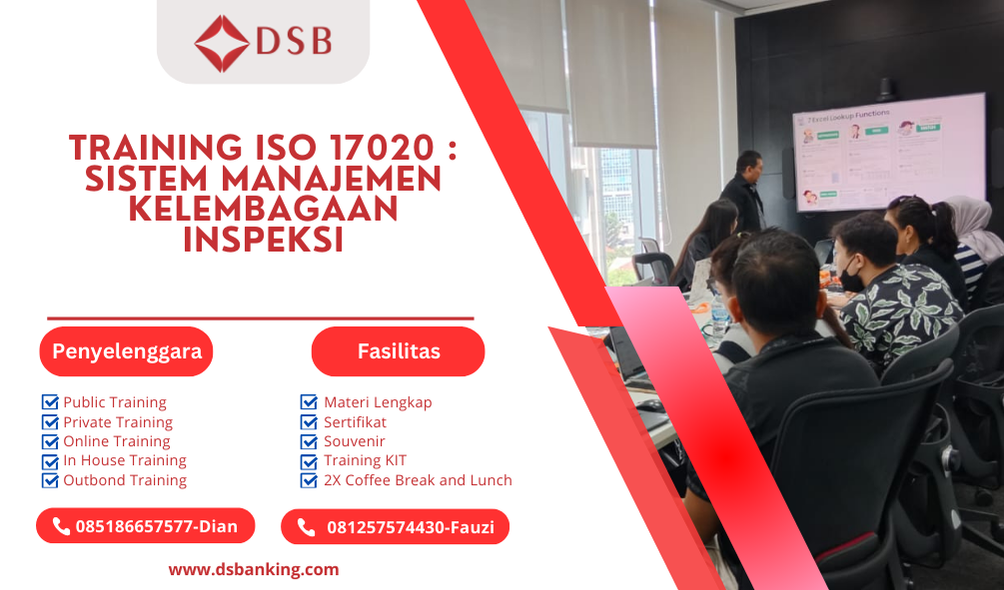 TRAINING ISO 17020 : SISTEM MANAJEMEN KELEMBAGAAN INSPEKSI