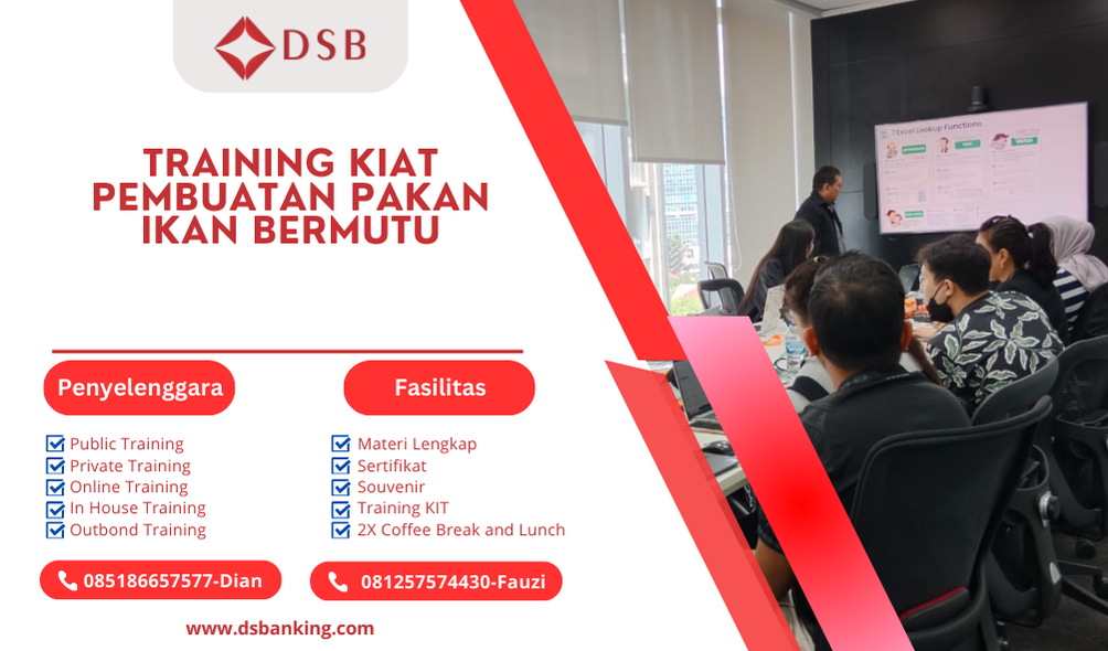 TRAINING KIAT PEMBUATAN PAKAN IKAN BERMUTU