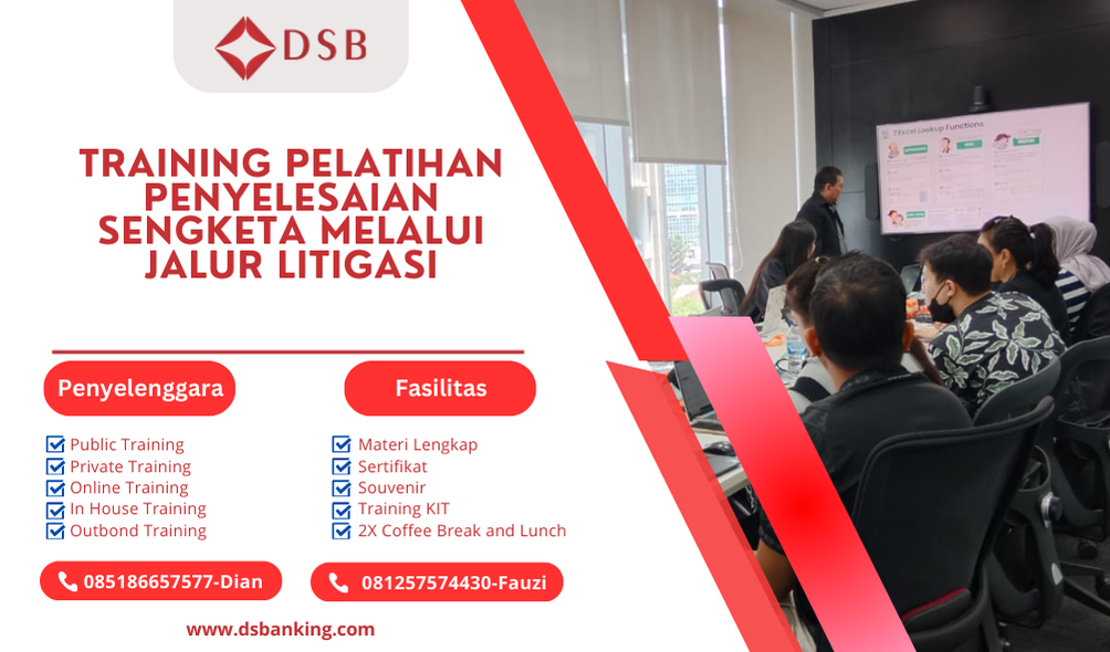 TRAINING PELATIHAN PENYELESAIAN SENGKETA MELALUI JALUR LITIGASI