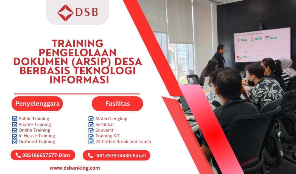 TRAINING PENGELOLAAN DOKUMEN (ARSIP) DESA BERBASIS TEKNOLOGI INFORMASI