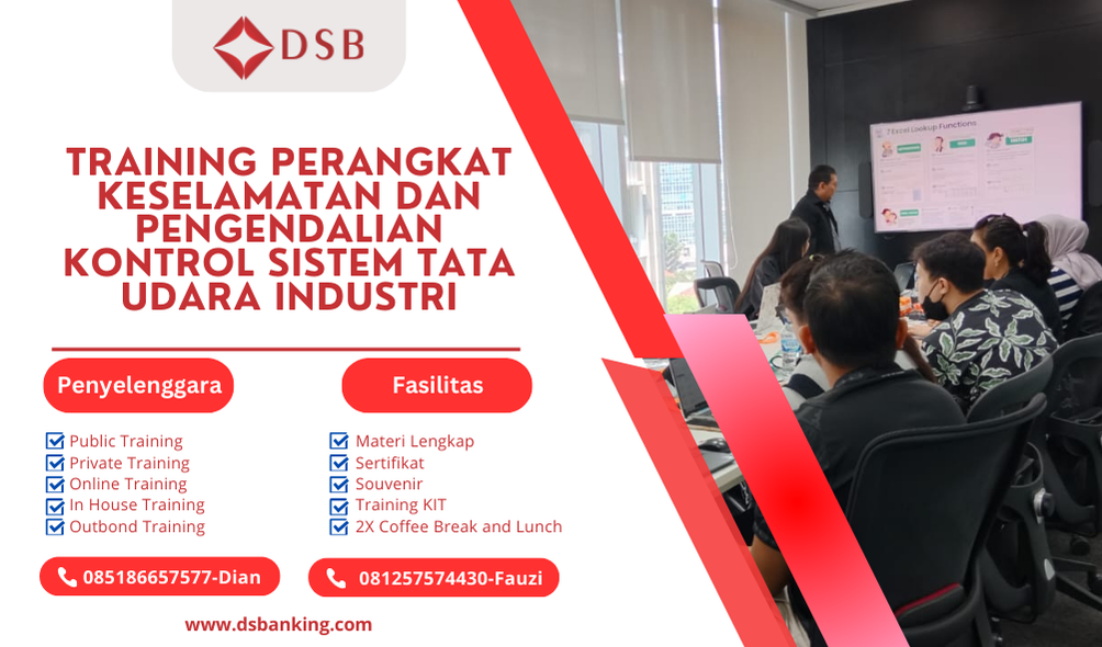 TRAINING PERANGKAT KESELAMATAN DAN PENGENDALIAN KONTROL SISTEM TATA UDARA INDUSTRI