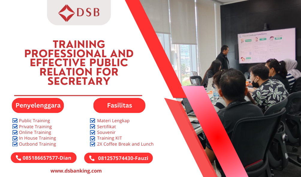 TRAINING PROFESSIONAL AND EFFECTIVE PUBLIC RELATION FOR SECRETARY