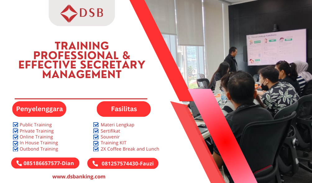 TRAINING PROFESSIONAL & EFFECTIVE SECRETARY MANAGEMENT