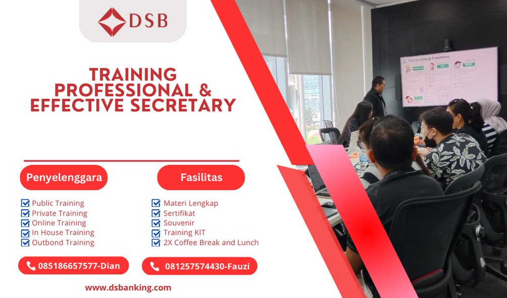 TRAINING PROFESSIONAL & EFFECTIVE SECRETARY