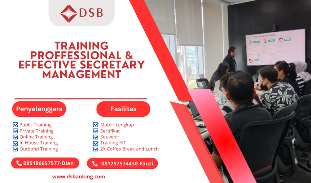 TRAINING PROFFESSIONAL & EFFECTIVE SECRETARY MANAGEMENT