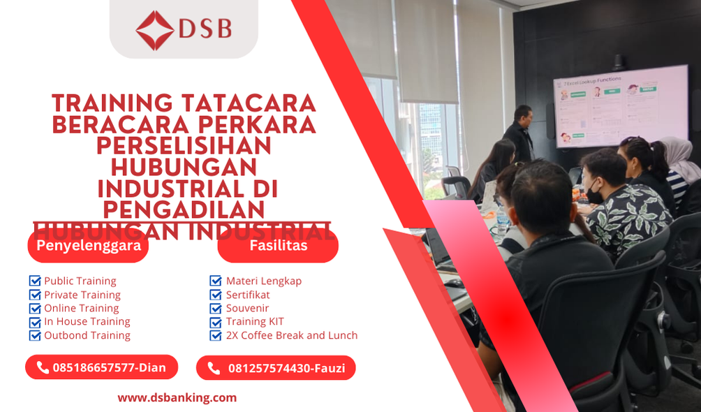 TRAINING TATACARA BERACARA PERKARA PERSELISIHAN HUBUNGAN INDUSTRIAL DI PENGADILAN HUBUNGAN INDUSTRIAL