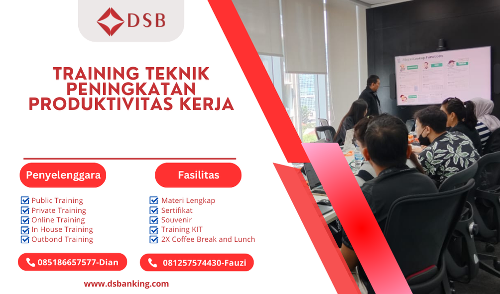 TRAINING TEKNIK PENINGKATAN PRODUKTIVITAS KERJA