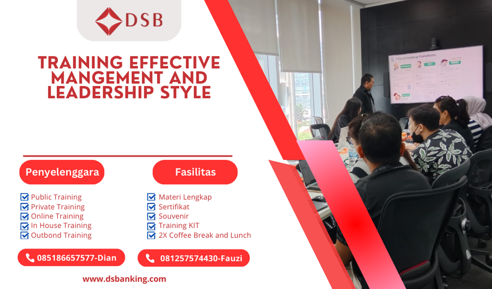 TRAINING EFFECTIVE MANGEMENT AND LEADERSHIP STYLE