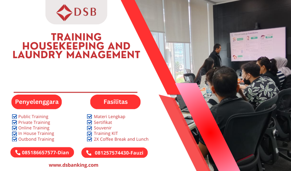 TRAINING HOUSEKEEPING AND LAUNDRY MANAGEMENT