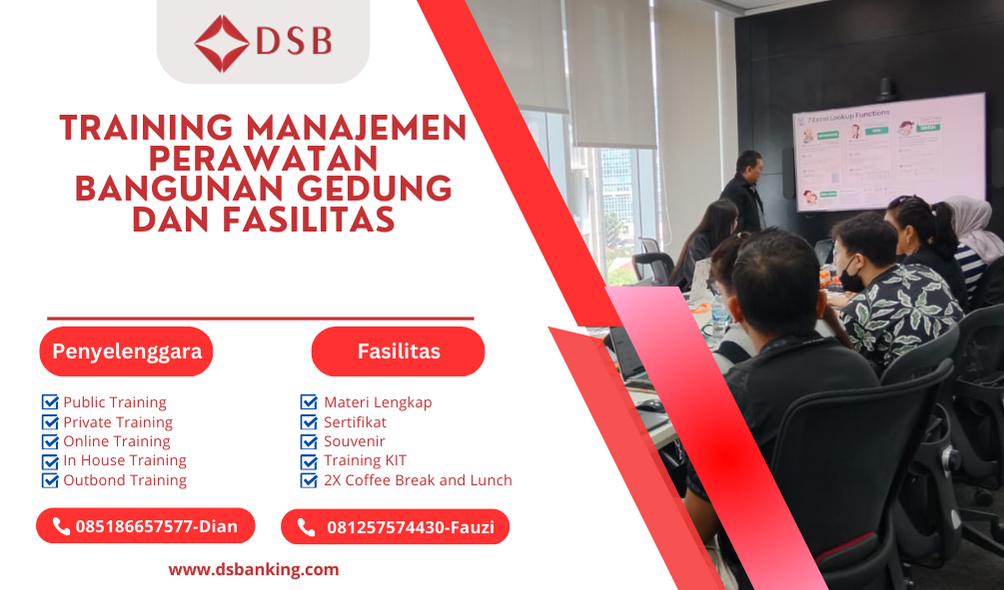 TRAINING MANAJEMEN PERAWATAN BANGUNAN GEDUNG DAN FASILITAS