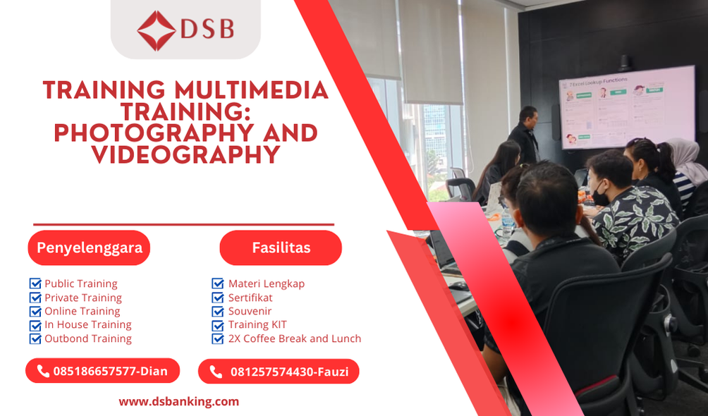 TRAINING MULTIMEDIA TRAINING PHOTOGRAPHY AND VIDEOGRAPHY