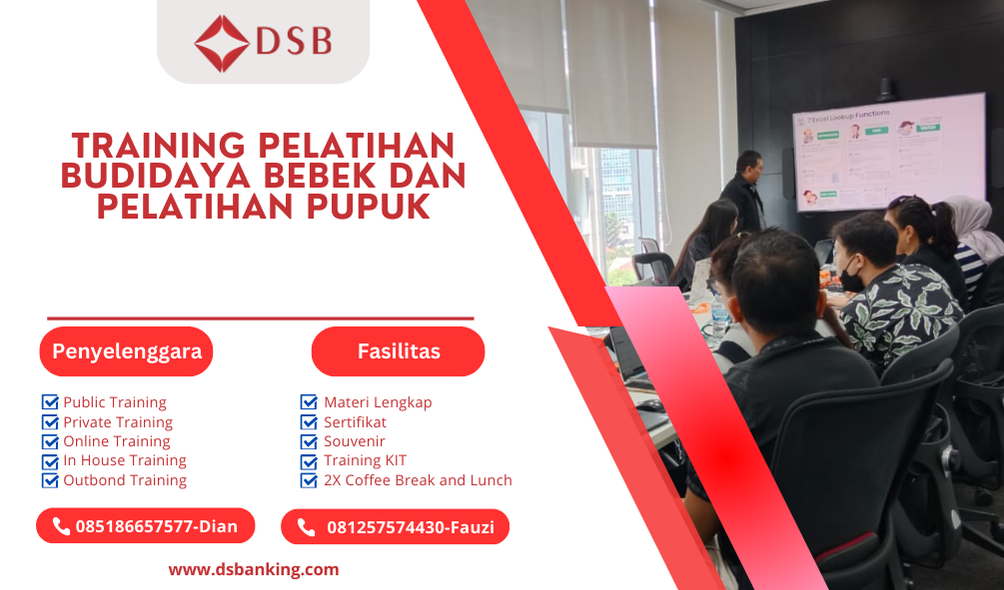 TRAINING PELATIHAN BUDIDAYA BEBEK DAN PELATIHAN PUPUK