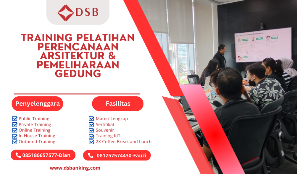 TRAINING PELATIHAN PERENCANAAN ARSITEKTUR & PEMELIHARAAN GEDUNG