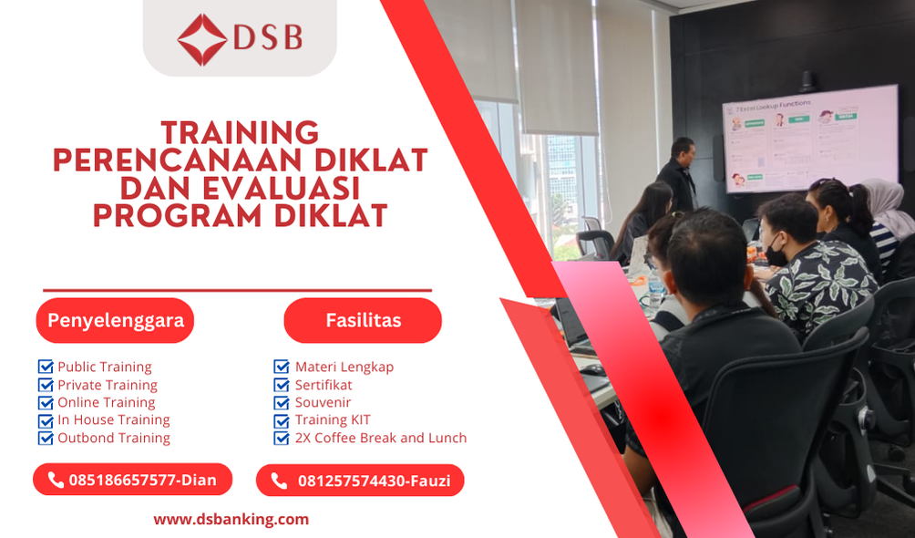 TRAINING PERENCANAAN DIKLAT DAN EVALUASI PROGRAM DIKLAT