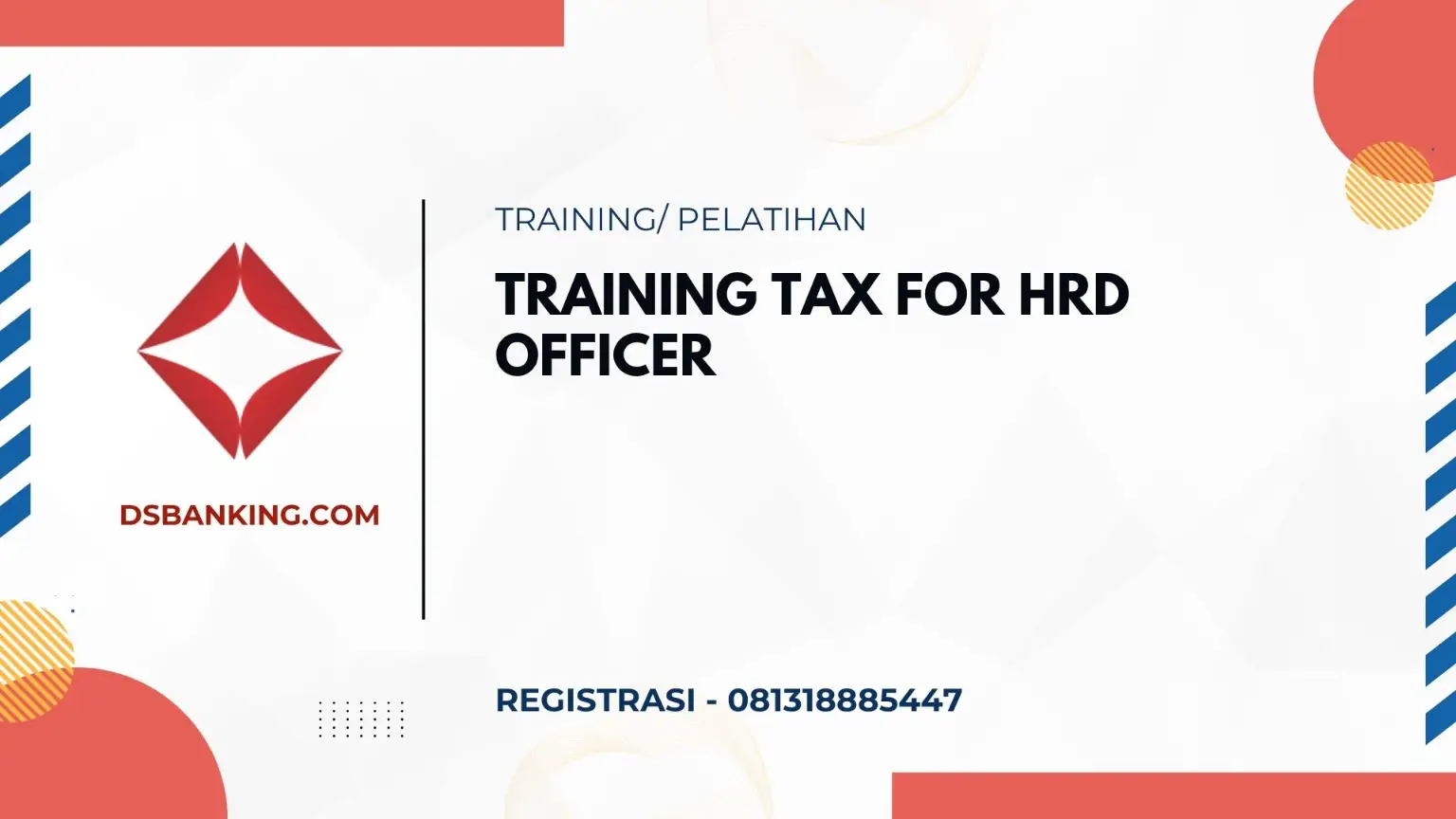 PELATIHAN TAX FOR HRD OFFICER JAKARTA