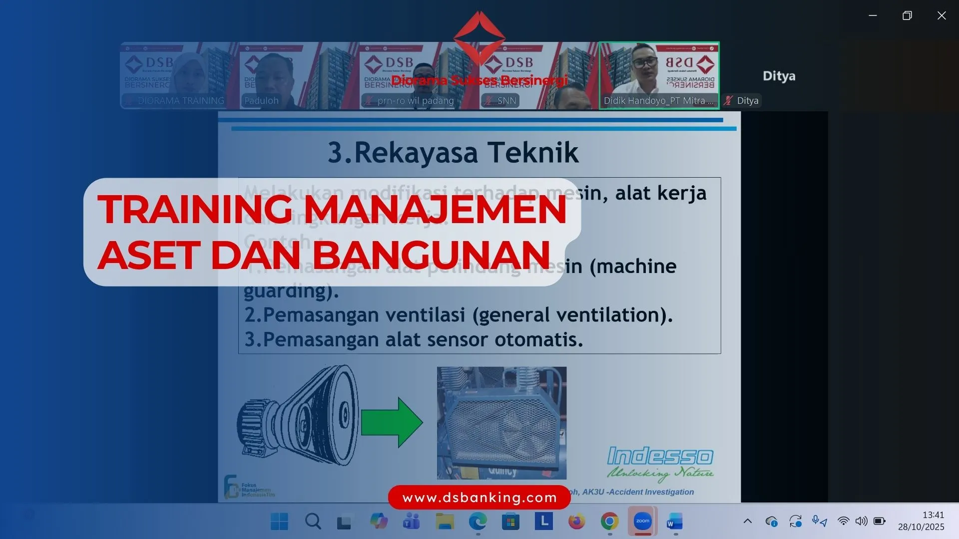 TRAINING MANAJEMEN ASET DAN BANGUNAN