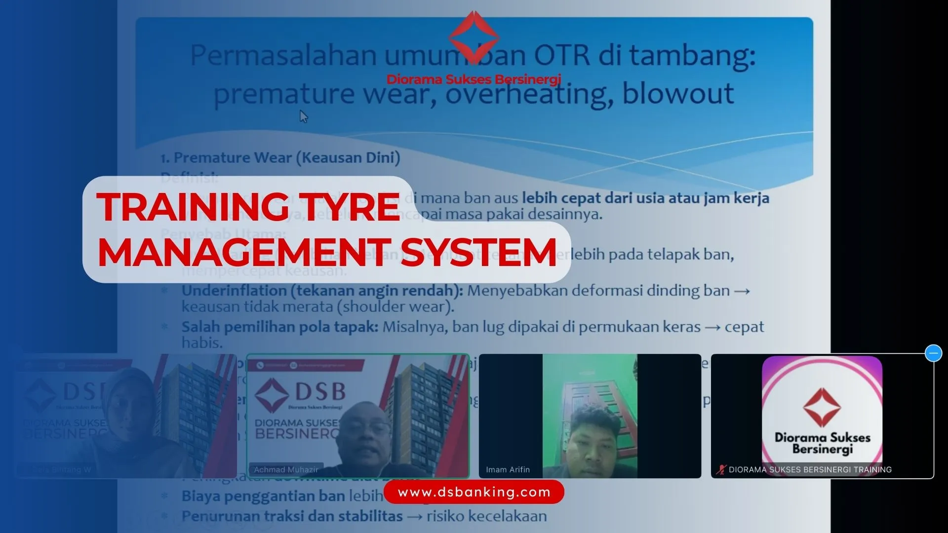 TRAINING TYRE MANAGEMENT SYSTEM