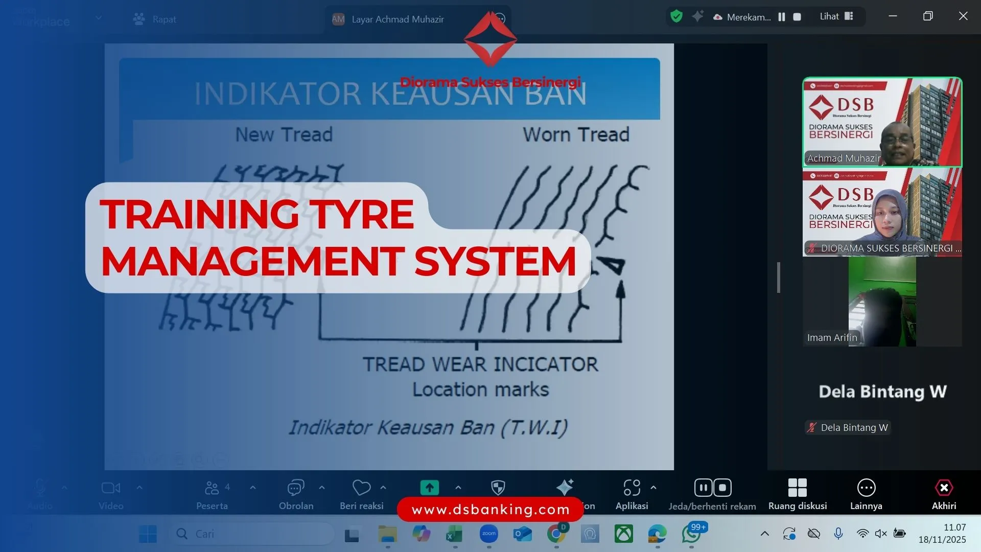 TRAINING TYRE MANAGEMENT SYSTEM