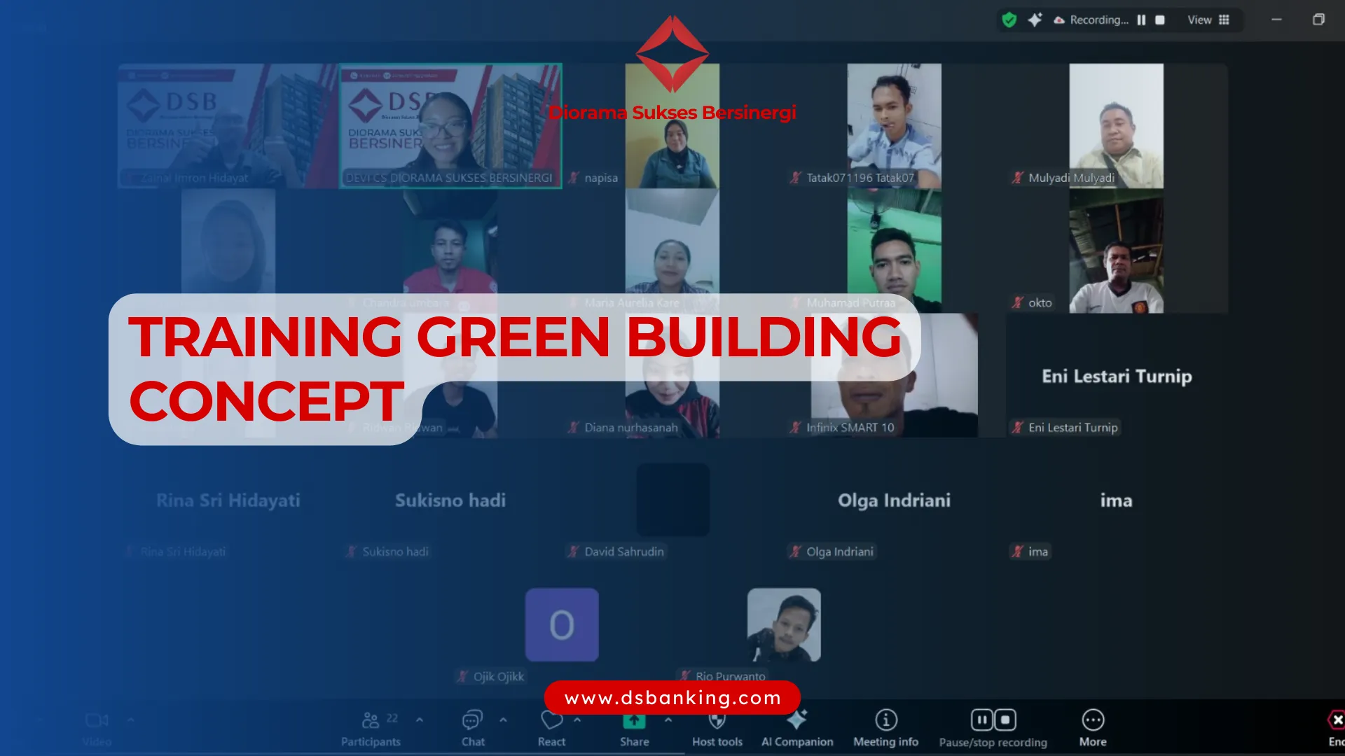 PELATIHAN GREEN BUILDING CONCEPT JAKARTA