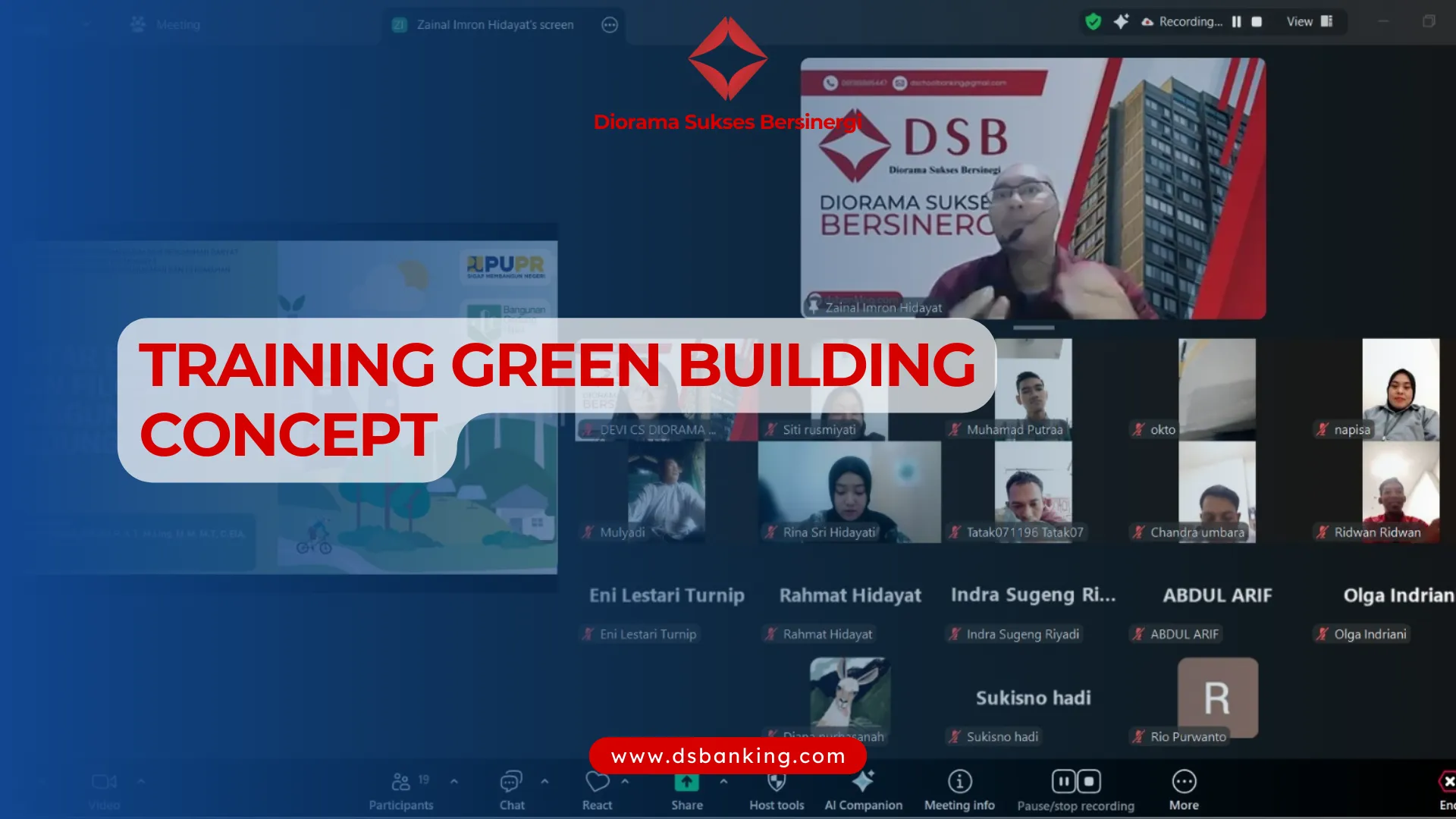 PELATIHAN GREEN BUILDING CONCEPT JAKARTA