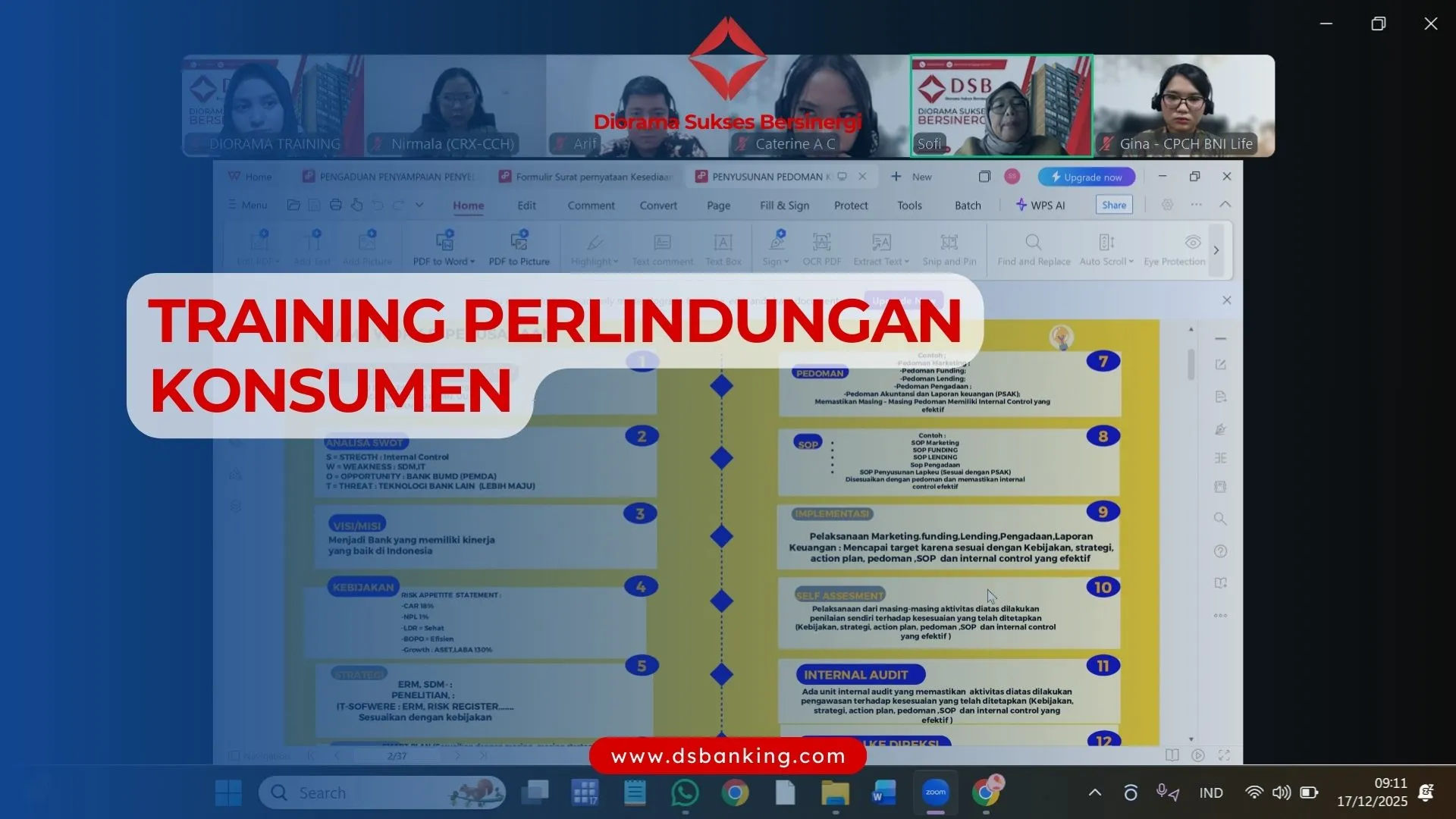 TRAINING PERLINDUNGAN KONSUMEN
