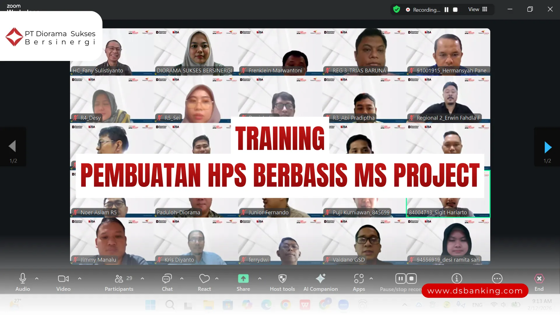 PELATIHAN PEMBUATAN HPS BERBASIS MS PROJECT JAKARTA