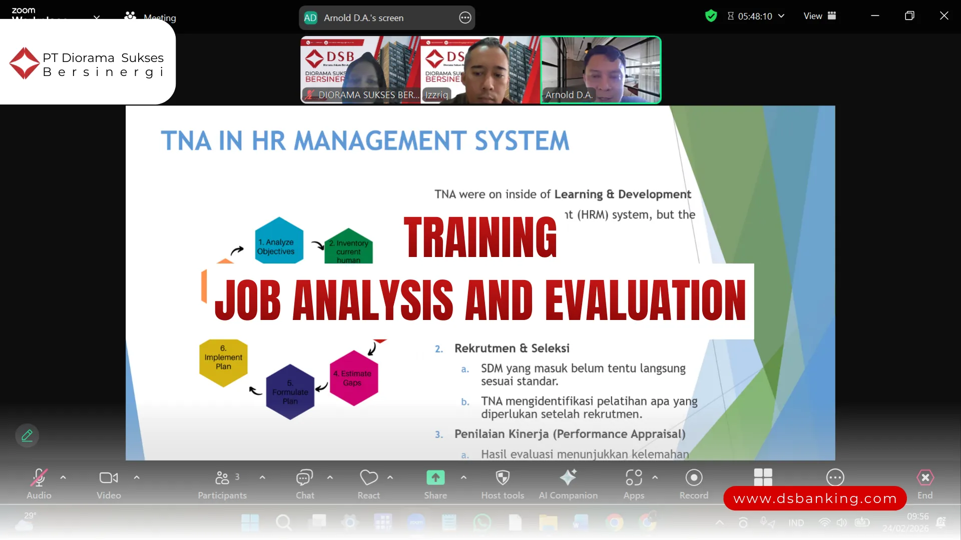 PELATIHAN JOB ANALYSIS AND EVALUATION JAKARTA