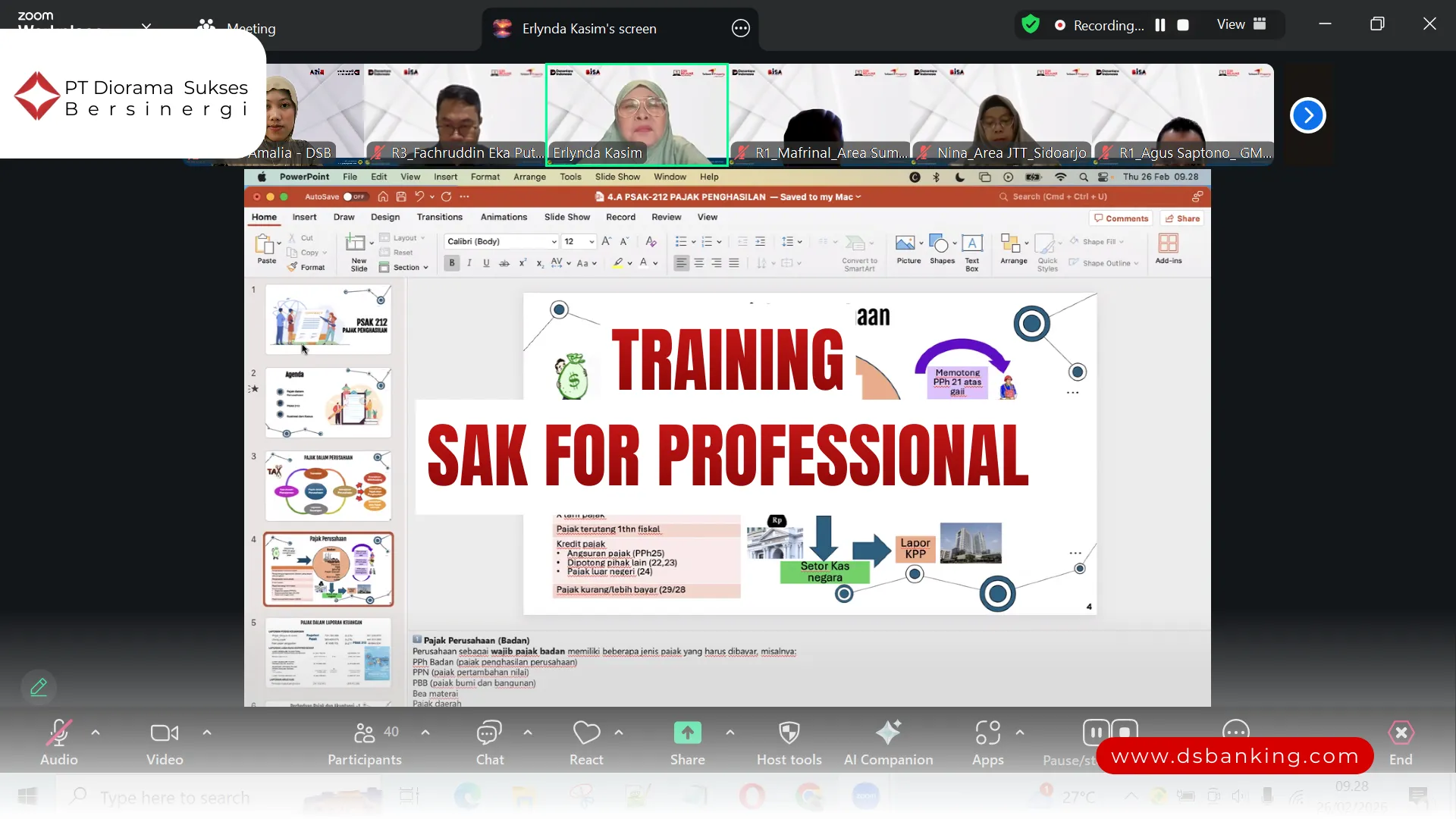 PELATIHAN SAK FOR PROFESSIONAL JAKARTA