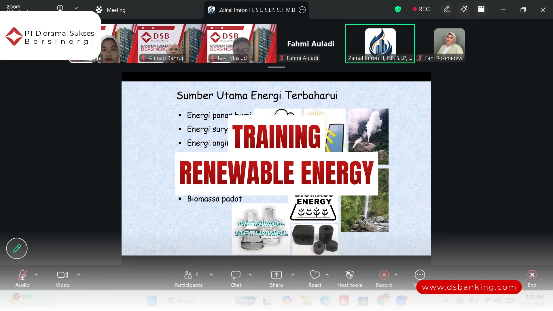 PELATIHAN RENEWABLE ENERGY JAKARTA