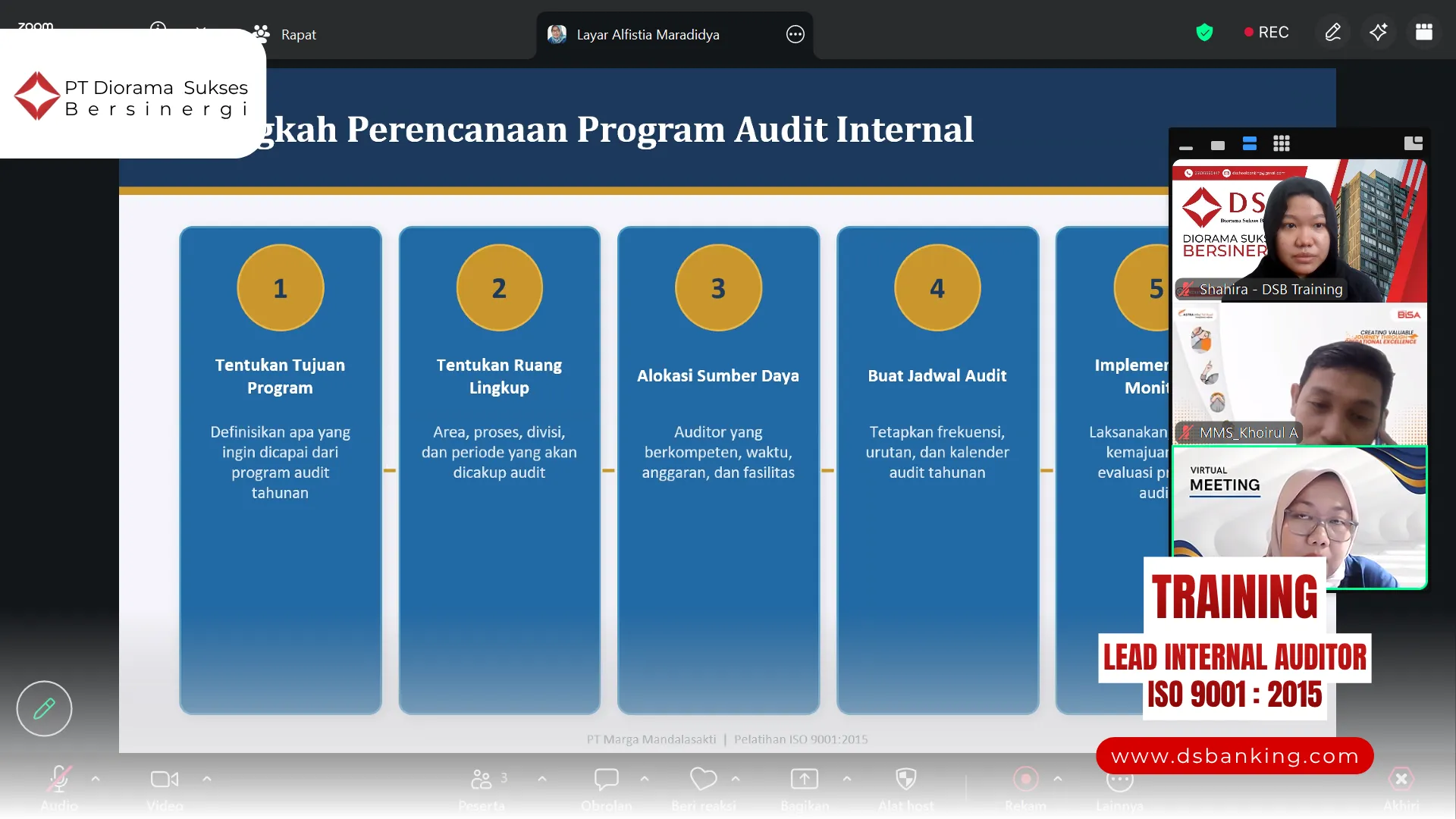 PELATIHAN LEAD INTERNAL AUDITOR ISO 9001:2015 JAKARTA