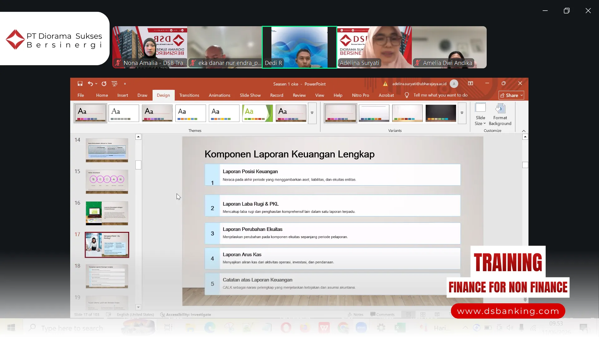 PELATIHAN FINANCE FOR NON FINANCE JAKARTA