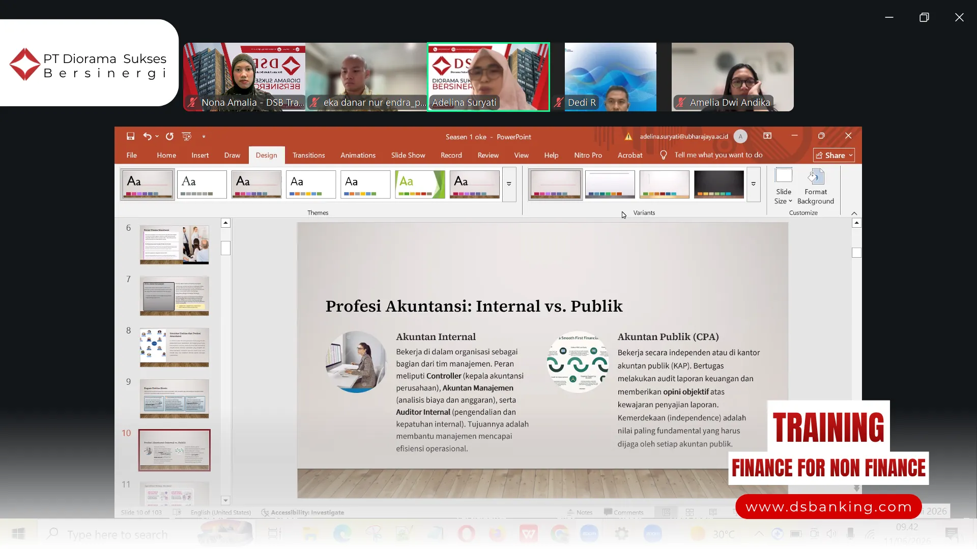 PELATIHAN FINANCE FOR NON FINANCE JAKARTA