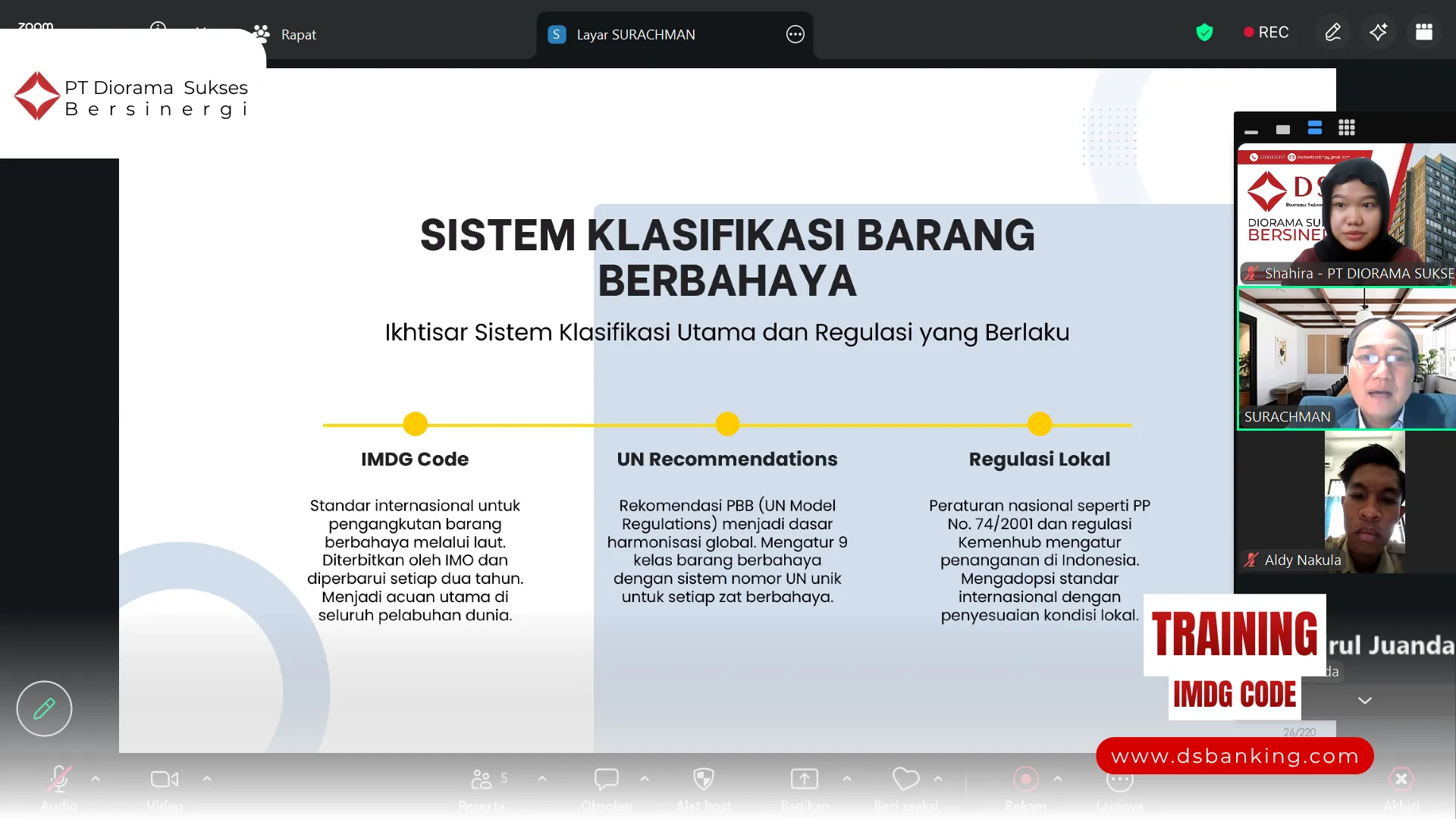 PELATIHAN IMDG CODE JAKARTA