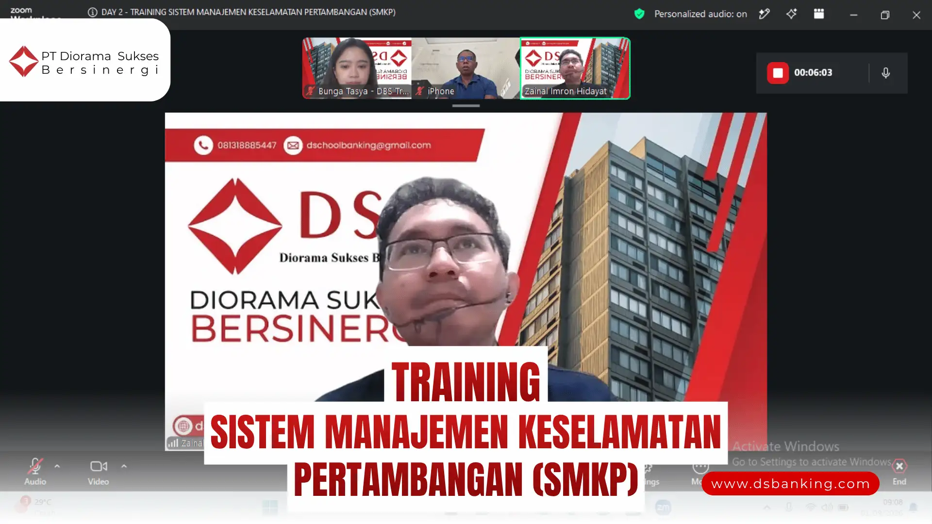 TRAINING REGULASI KESELAMATAN PERTAMBANGAN ONLINE