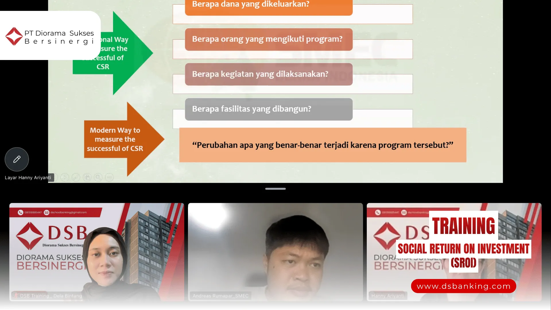 TRAINING VALUASI DAMPAK SOSIAL ONLINE