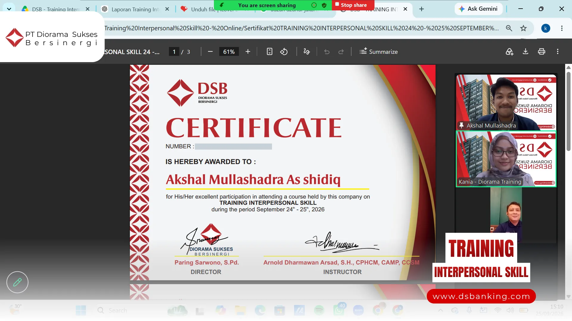 TRAINING MANAJEMEN KONFLIK ONLINE